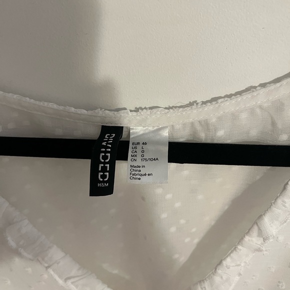 H&M sheer long sleeve shirt - Picture 2 of 4